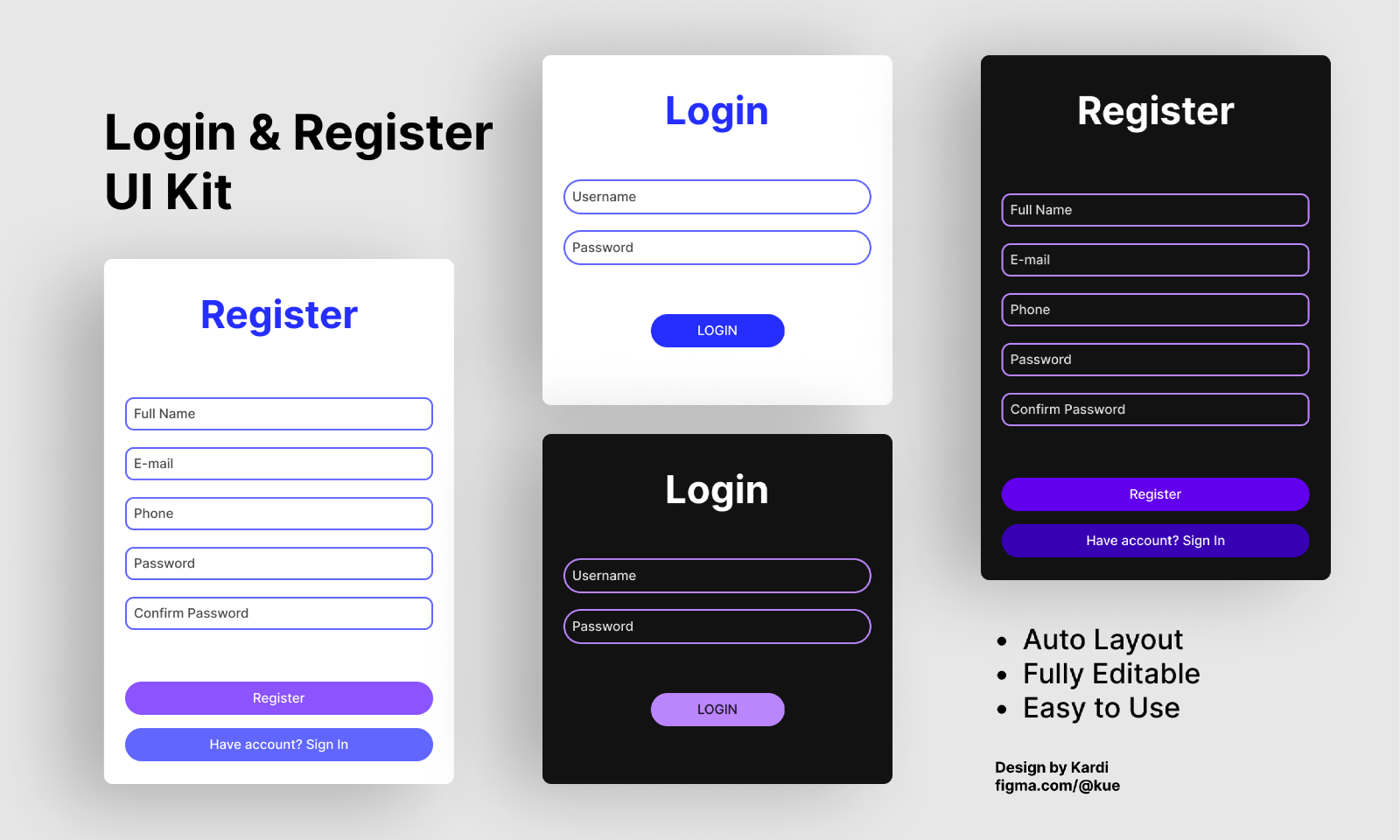 Login Screen Mockup